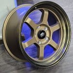 16x8 5x114.3 ET20 73.1 VOLK RAYS TE37V BRONZE