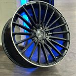 19x9.5 5x112 ET42 NEW AMG SATIN BLACK MACHINED LIP