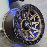 15x8 5x139.7 ET-12 110.1  MATT BRONZE MATT BLACK RING