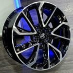 16x6.5 5x100 ET39 54.1 toyota BLACK MACHINED
