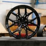 20x8.5 5x114.3 ET 35 73.1 B1696 GB GLOSS BLACK RACIN