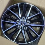 17x7 5x114.3 ET45 60.1 toyota BLACK MACHINED