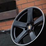 21x9 5x112 ET26 66.5 SATIN BLACK MACHINED FACE
