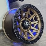 17x9 6x139.7 ET0 110.1 BRONZE SATIN BLACK LIP
