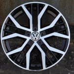 17x7.5 5x100 ET40 57.1 BLACK MACHINED GOLF