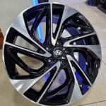 19x7.5 5x114.3 ET51 67.1 BLACK MACHINED 5518