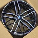 19x8.5 5x112 ET32 66.6 BLACK MACHINED FACE