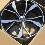 18x8 5x112 ET43 57.1 GOLF BLACK MACHINED