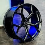 22x9.5 5x112 ET35 66.45 Satin Black NEW RS7 2023