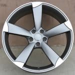 20x9 5x112 ET30  66.45 GUN METAL MACHINED FACE