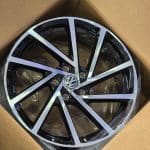 17x7.5 5x100 ET35 57.1 BLACK MACHINED FACE