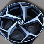 15x7 5x100 ET38 57.1 BLACK MACHINE FACE