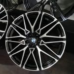 20x11.5 5x112 ET40 66.5 X5 M COMPETITION BLACK MACHINED  WL