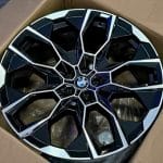 22x10.5 5x112 ET40 66.5 BLACK MACHINED FACE