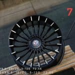 18x8.5 5x112 5x120 ET35 72.56 alpina BLACK MACHINED