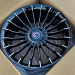 20x8.5 5x112 5x120 ET33 72.56 BLACK MACHINED FACE
