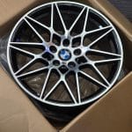 19x9.5 5x112 ET40 66.5 BMW BLACK MACHINED FACE