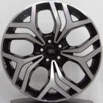 20x9 5x108 ET43 63.3 BLACK MACHINED FACE