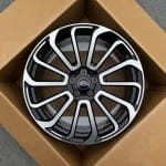 22x9.5 5x120 ET45 72.6 BLACK MACHINED FACE