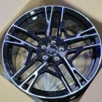 18x8 5x100 ET42 57.1 BLACK MACHINED FACE