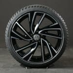 16x7 5x112 ET42 57.1 BLACK MACHINED FACE