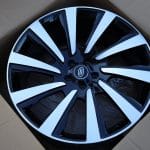 23X10 5X120 ET40 72.6 GLOSS BLACK MACHINED FACE
