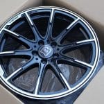 22x10 5x130 ET30 84.1 BLACK MACHINED FACE+MACHINED LIP
