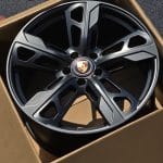 22x9.5 5x130 ET50 71.56 porsche SATIN BLACK