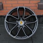 22x10 5x130 45 71.56 Gun Metal CAYENNE COUPE