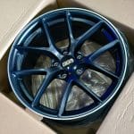 19x9.5 5x120 ET40 72.56 SATIN BLACK MACHINED LIP