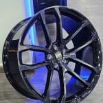 22x10 5x120 ET29 74.1 LUMMA CLR BLACK  Double Tinted Black