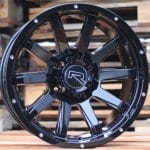 17x9 6x114.3 ET0 66.1 A1302 BLACK NISSAN NAVARA R