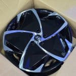 19x8 5x114.3 ET50 67.1 BLACK MACHINED
