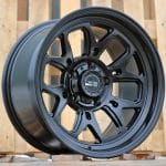 17x9 6x139.7 ET0 106.1 B1106 BLHM Black Half Matt 4X4