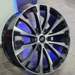 22x9 6x139.7 ET 30 106.1 B1353 MB Black Polished TOYOT