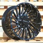 20x10 5x150 5x139.7 ET-12 110.3 BLACK MILLING