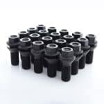 Set of 20 Short BLACK 17 hex bolts 15x1.25