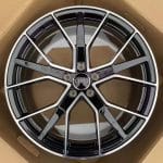22x9.5 5x112 ET 31 66.5 B5131 IN5348 MB Black Polished AUD WL SL01