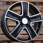 15x6.5 5x160 ET58 65.1 BLACK MACHINED BK473