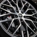18x8 5x112 ET40 66.5 audi BLACK MACHINED FACE