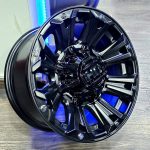 16x8 5x139.7 5x150 ET10 110.1 BY1658 MATT BLACK