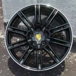 18x8 5x130 ET50 71.5 BLACK POLISHED LIP BY476