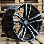 20x10 5x120 ET40 74.1MB Black Polished BMW  WL