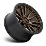 22x10 6x139.7 FUEL REBEL  106.1 ET-13 BRONZE BLACK RING