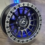 16x8 6x139.7 ET0 110.1 MATT BLACK MACHINED LIP WL SL01