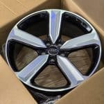 20x9 5x112 ET30 66.56 BLACK MACHINED FACE