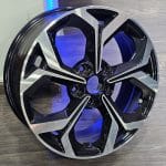 17x7 5x114.3 ET53 67.1 BLACK MACHINED