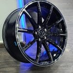 19x9.5 5x112 ET48 66.6 FE236 BRABUS BLACK MACHINED