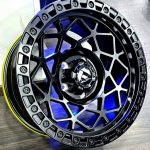17x9 5x127 ET10 71.6 MATT BLACK DX005 WL SL01
