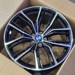 20x9 5x112 ET35 66.6 H5059 BMW BLACK MACHINED FACE